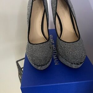 Enzo Angiolini Black and White Heels